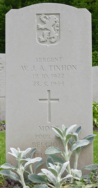 Sgt Walthere Armand Tixhon<br/><br /><br />died May 28th, 1944